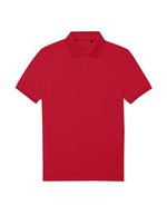 B&C Nachhaltiges Herren Poloshirt 65/35°, Acid Lime S, BCPU428 – Red