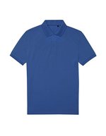 B&C Nachhaltiges Herren Poloshirt 65/35°, Acid Lime S, BCPU428 – Royal Blue