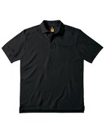 B&C Skill Pro Polo mit Brusttasche – Black