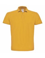 B&C Unisex Polo ID.001 Anthracite XS (BCPUI10), BCPUI10 – Chili Gold
