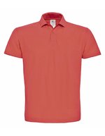 B&C Unisex Polo ID.001 Anthracite XS (BCPUI10), BCPUI10 – Pixel Coral