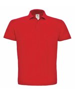 B&C Unisex Polo ID.001 Anthracite XS (BCPUI10), BCPUI10 – Red