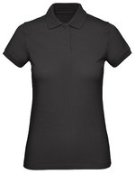 B&C Polo-Shirt aus Bio-Baumwolle für Damen – Black