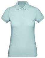 B&C Polo-Shirt aus Bio-Baumwolle für Damen, White XS, BCPW440 – Millennial Mint