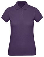 B&C Polo-Shirt aus Bio-Baumwolle für Damen, White XS, BCPW440 – Radiant Purple