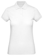 B&C Polo-Shirt aus Bio-Baumwolle für Damen – White