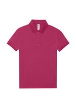 B&C Polo 180 aus Baumwolle für Damen, Apple Green XS, BCPW461 – Meta Fuchsia
