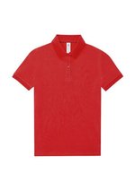 B&C Polo 180 aus Baumwolle für Damen, Apple Green XS, BCPW461 – Red