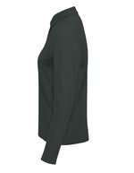 B&C Langarm Polo 180 Baumwolle für Damen, Black XS, BCPW462 – Bild 4