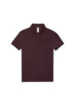 B&C Poloshirt My Polo 210 Baumwolle für Damen, Amalfi Yellow L, BCPW463 – Heather Burgundy