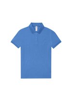 B&C Poloshirt My Polo 210 Baumwolle für Damen, Amalfi Yellow L, BCPW463 – Lake Blue