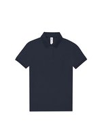 B&C Poloshirt My Polo 210 Baumwolle für Damen, Amalfi Yellow L, BCPW463 – Navy