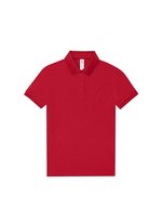B&C Poloshirt My Polo 210 Baumwolle für Damen, Amalfi Yellow L, BCPW463 – Red