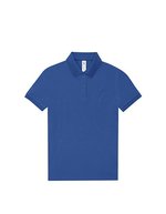 B&C Poloshirt My Polo 210 Baumwolle für Damen, Amalfi Yellow L, BCPW463 – Royal Blue
