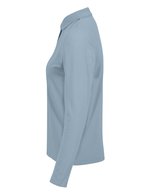 B&C Langarm-Polo 210 aus Baumwolle, Amalfi Blue XS, BCPW464 – Bild 4