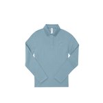B&C Langarm-Polo 210 aus Baumwolle, Amalfi Blue XS, BCPW464 – Bild 5