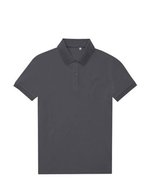 B&C My Eco Polo 65/35 aus recyceltem Material, Acid Lime XS, BCPW465 – Dark Grey (Solid)