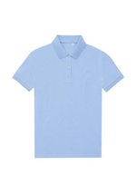 B&C My Eco Polo 65/35 aus recyceltem Material, Acid Lime XS, BCPW465 – Lotus Blue