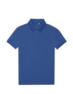 B&C My Eco Polo 65/35 aus recyceltem Material, Acid Lime XS, BCPW465 – Royal Blue