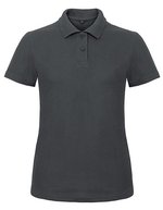 B&C Poloshirt ID.001 aus Baumwolle für Damen – Anthracite