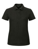 B&C Poloshirt ID.001 aus Baumwolle für Damen – Black