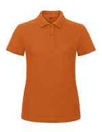 B&C Poloshirt ID.001 aus Baumwolle für Damen, Light Blue XL, BCPWI11 – Orange