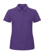 B&C Poloshirt ID.001 aus Baumwolle für Damen, Light Blue XL, BCPWI11 – Purple