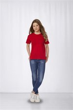 B&C T-Shirt Exact 150 Baumwolle für Kinder, White 1/2 (86/92), BCTK300 – Bild 1