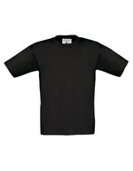 B&C T-Shirt Exact 150 Baumwolle für Kinder, White 1/2 (86/92), BCTK300 – Black