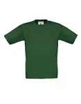 B&C T-Shirt Exact 150 Baumwolle für Kinder, White 7/8 (122/128), BCTK300 – Bottle Green