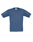 B&C T-Shirt Exact 150 Baumwolle für Kinder, White 7/8 (122/128), BCTK300 – Denim