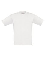 B&C T-Shirt Exact 150 Baumwolle für Kinder, White 1/2 (86/92), BCTK300 – White