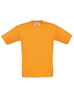 B&C T-Shirt Exact 190 aus Baumwolle für Kinder, White 3/4 (98/104), BCTK301 – Orange