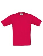B&C T-Shirt Exact 190 aus Baumwolle für Kinder, White 3/4 (98/104), BCTK301 – Sorbet