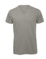 B&C Inspire V T-Shirt aus Bio-Baumwolle, Black S, BCTM044 – Light Grey