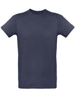 B&C Inspirational Plus T-Shirt aus Bio-Baumwolle, White S, BCTM048 – Navy Blue