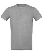 B&C Inspirational Plus T-Shirt aus Bio-Baumwolle, White S, BCTM048 – Sport Grey (Heather)