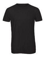 B&C Triblend T-Shirt mit Crewneck für Herren, Black M, BCTM055 – Bild 2
