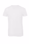 B&C V-Ausschnitt Triblend T-Shirt Herren, Red S, BCTM057 – White