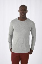 B&C Inspire Langarm-Shirt aus Bio-Baumwolle, White S, BCTM070 – Bild 1