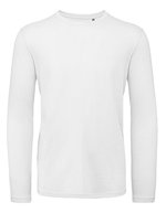 B&C Inspire Langarm-Shirt aus Bio-Baumwolle, White S, BCTM070 – White