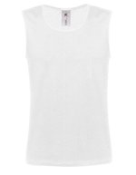 B&C Ärmelloses T-Shirt Vest Athletic Move, White M, BCTM200 – White