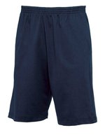 B&C Baumwoll-Shorts "Move" mit elastischem Bund, Black M, BCTM202 – Navy