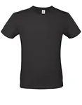 B&C Basic T-Shirt #E150 aus Baumwolle, Apricot XS, BCTU01T – Black