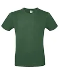 B&C Basic T-Shirt #E150 aus Baumwolle, Apricot XS, BCTU01T – Bottle Green