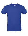 B&C Basic T-Shirt #E150 aus Baumwolle, Apricot XS, BCTU01T – Cobalt Blue
