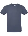 B&C Basic T-Shirt #E150 aus Baumwolle, Apricot XS, BCTU01T – Denim