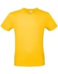 B&C Basic T-Shirt #E150 aus Baumwolle, Apricot XS, BCTU01T – Gold
