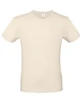 B&C Basic T-Shirt #E150 aus Baumwolle, Apricot XS, BCTU01T – Natural