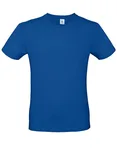 B&C Basic T-Shirt #E150 aus Baumwolle, Apricot XS, BCTU01T – Royal Blue